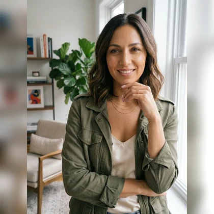 Retrato de Jena Martínez, editora de belleza de Jena