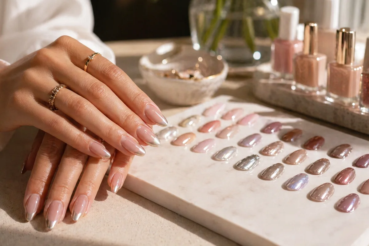 detalle de cuidar las uñas en uñas cuidadas
