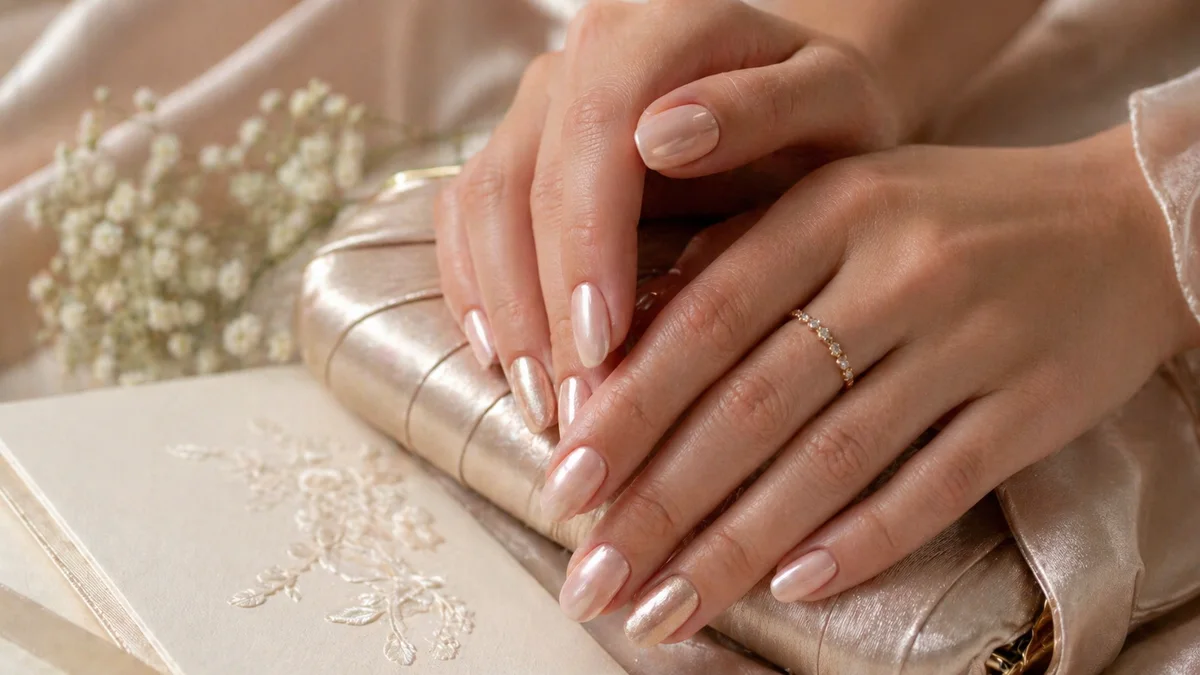uñas elegantes boda