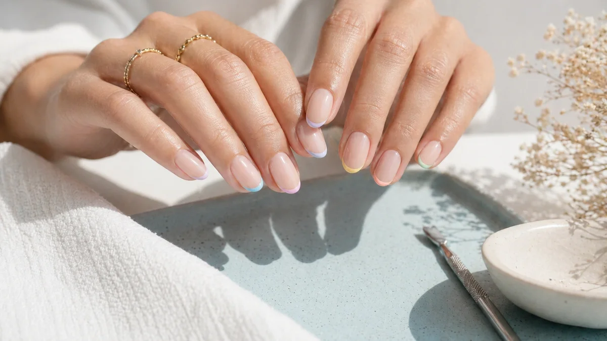 uñas francesas modernas