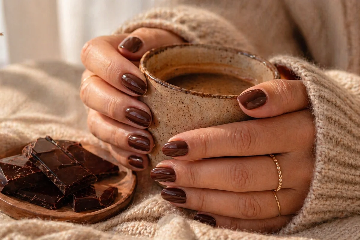 uñas francesas modernas con tonos tendencia y acabado brillante