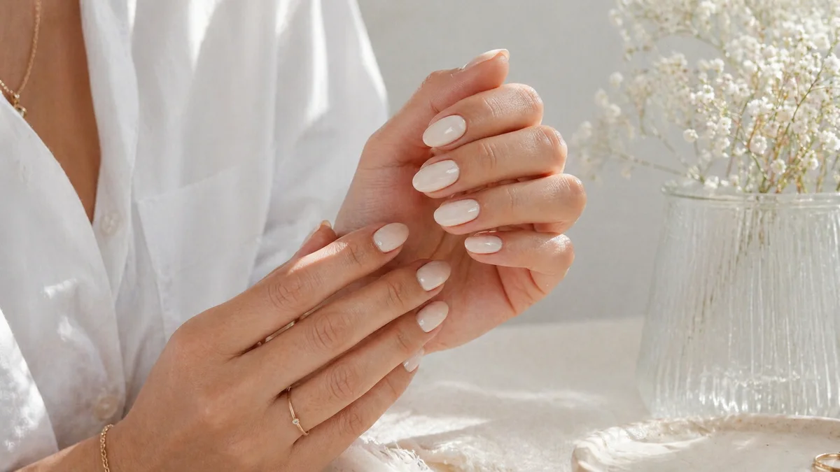 uñas blancas